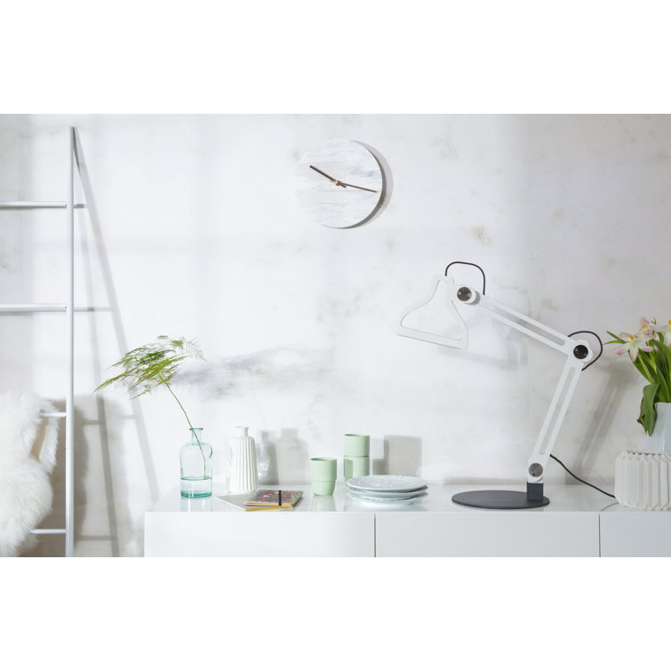 Tall White Solid Wood Magazine Rack