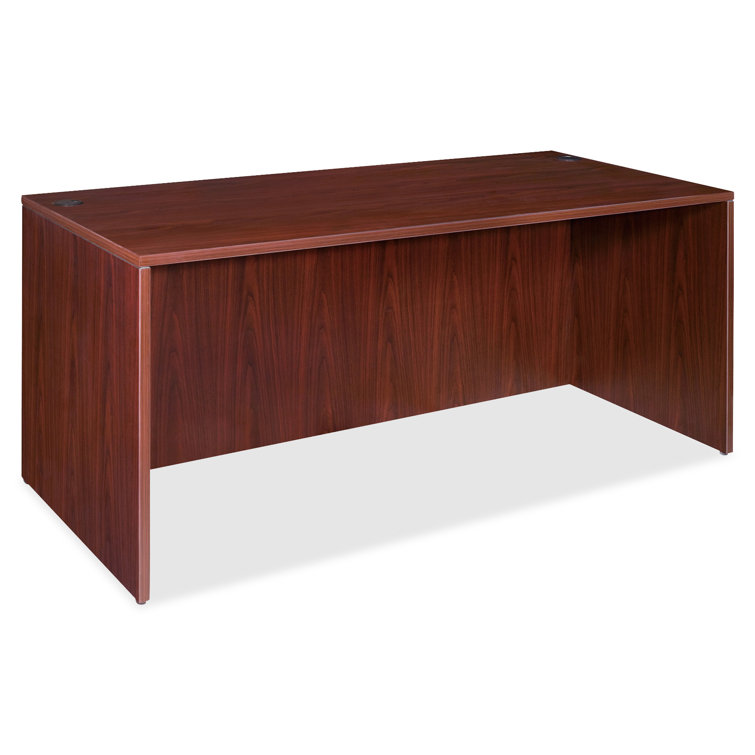 Mahogany 60" Rectangular Office Desk Shell