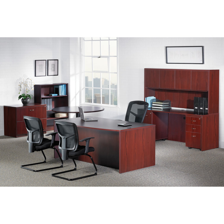 Mahogany 60" Rectangular Office Desk Shell