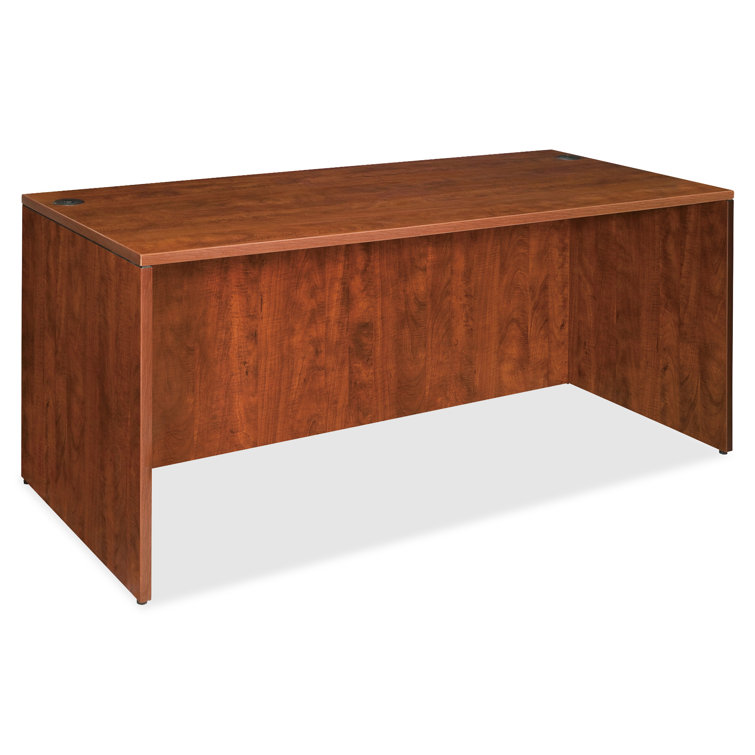 Cherry Laminate Desk Shell with Drawer and PVC Edges