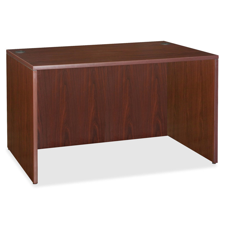 Mahogany 60" Rectangular Office Desk Shell