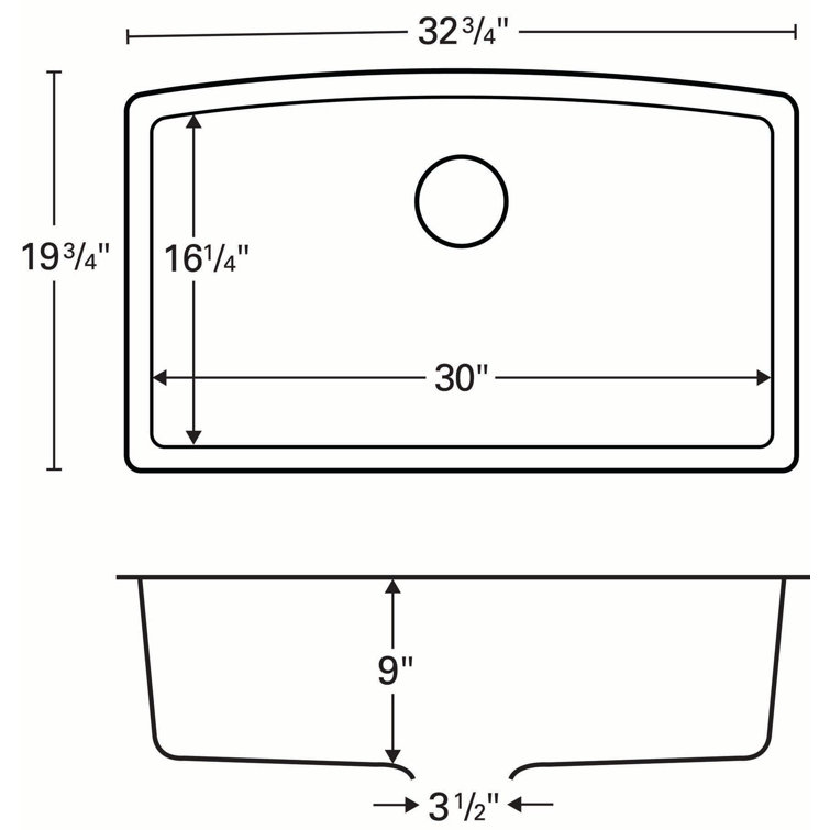 White Quartz Composite Undermount Single Bowl Kitchen Sink