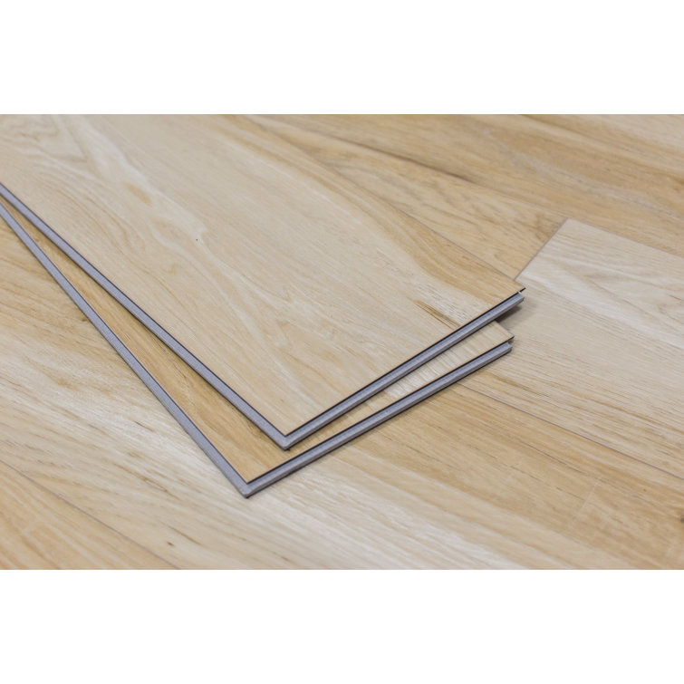 Lively Fallow 7" x 60" Hickory Vinyl Plank Flooring