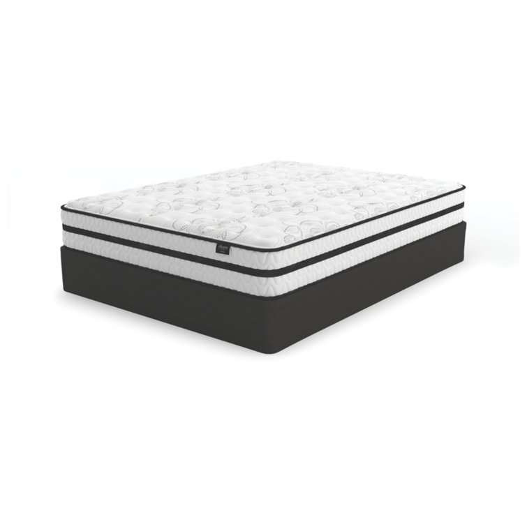 Modern Twin-Size Innerspring Gel Memory Foam Mattress in White