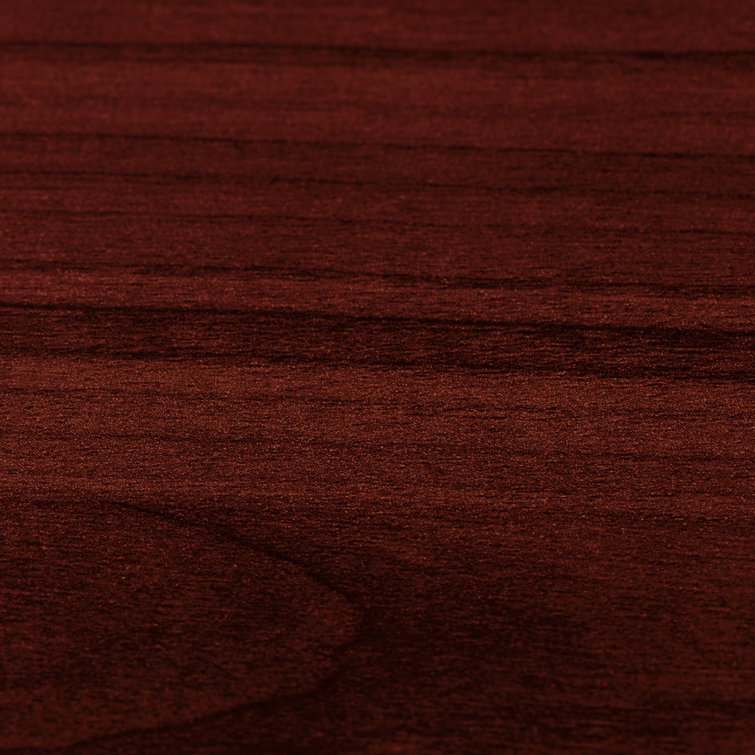 Mahogany Laminate 44'' Corner Desk with Modesty Panel
