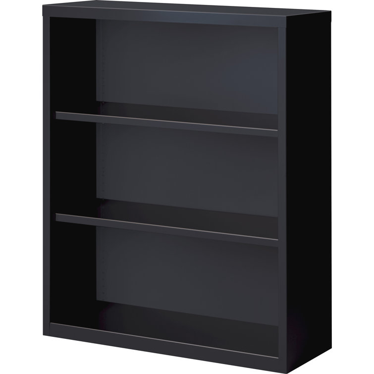 Fortress Series 3-Shelf Adjustable Steel Bookcase in Putty
