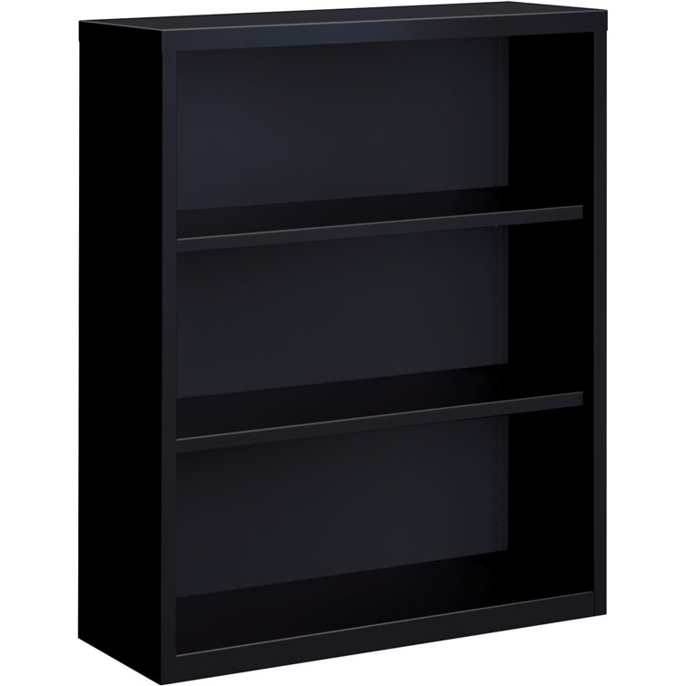 Fortress Series 3-Shelf Adjustable Steel Bookcase in Putty