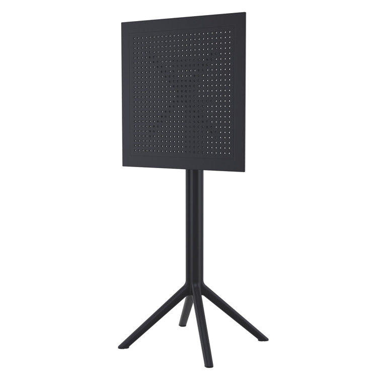 Farrah 23.6'' Plastic / Acrylic Fliptop Outdoor Bar Table