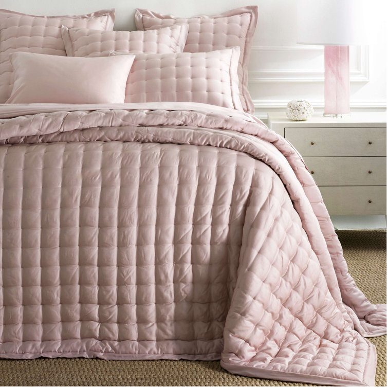 Sand Twin Solid Polyester Quilt Set