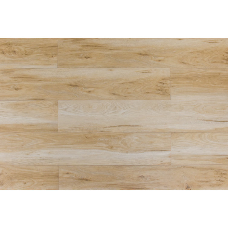 Lively Fallow 7" x 60" Hickory Vinyl Plank Flooring