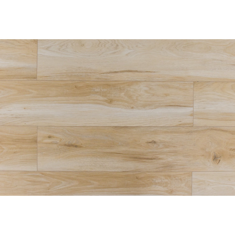 Lively Fallow 7" x 60" Hickory Vinyl Plank Flooring