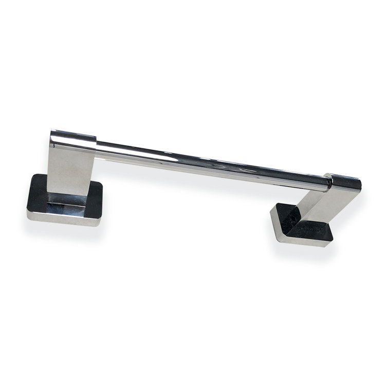 Eleganza 10'' Polished Chrome Wall Mounted Towel Bar