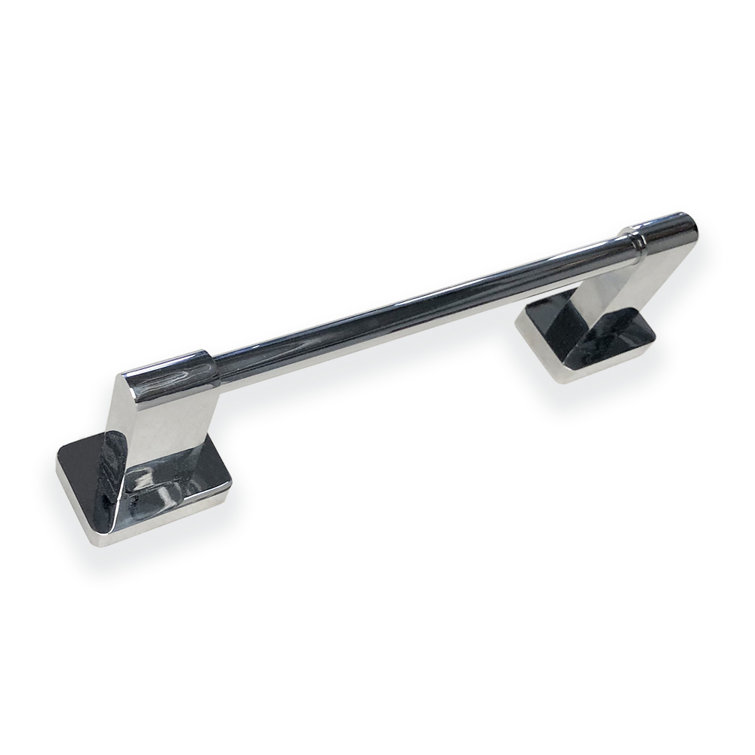 Eleganza 10'' Polished Chrome Wall Mounted Towel Bar