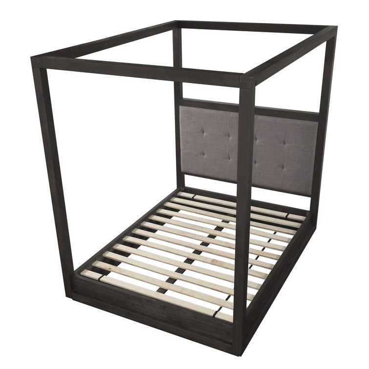 Basalt Grey California King Upholstered Storage Platform Bed