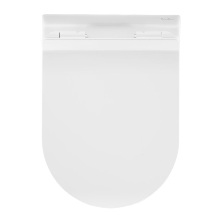 Ivy Glossy White Wall-Hung Elongated Toilet Bowl
