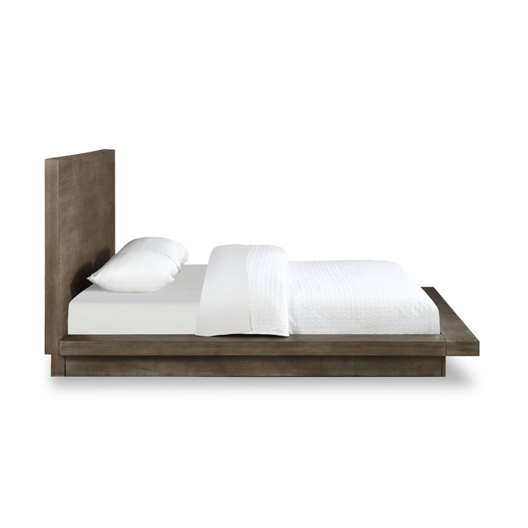 Melbourne Transitional Rustic Dark Pine California King Bed with Storage