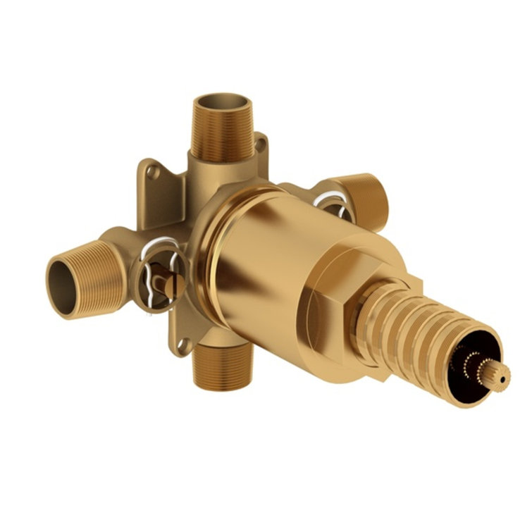Sleek Multicolor 0.5'' Stainless Steel Shower Valve with Anti-Scald