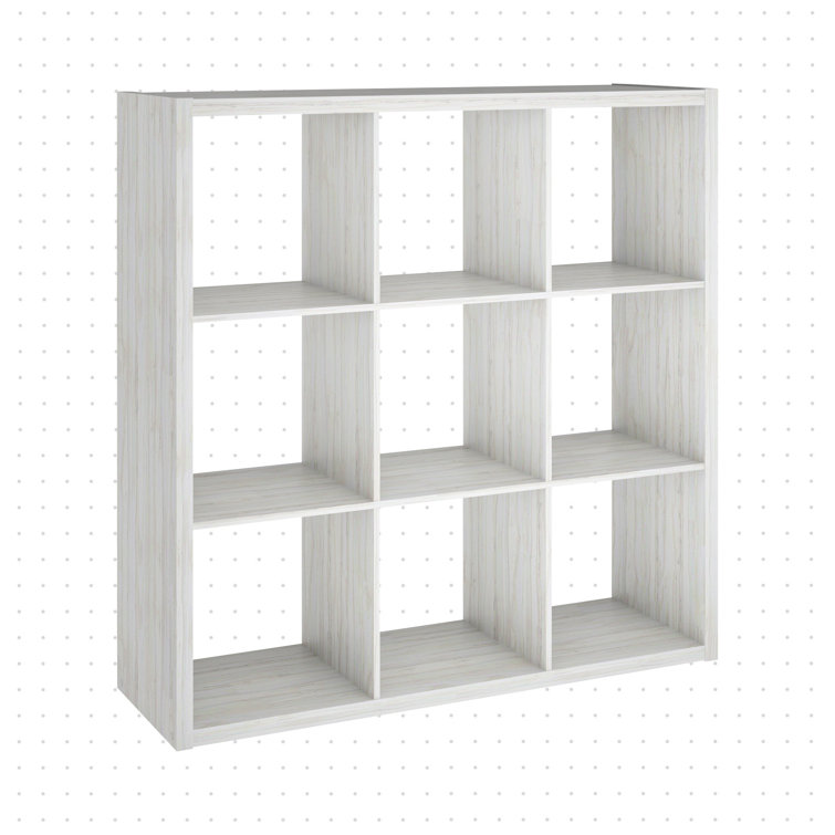 Graphite Gray Heavy Duty 9-Cube Storage Organizer for Kids and Toys