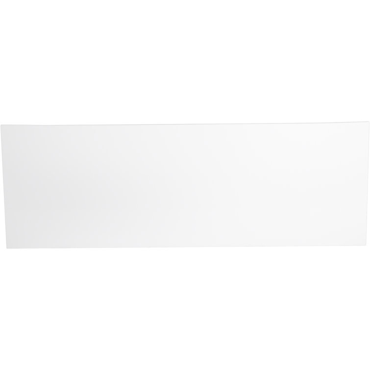 67'' Non-Slip White Freestanding Acrylic Soaking Bathtub