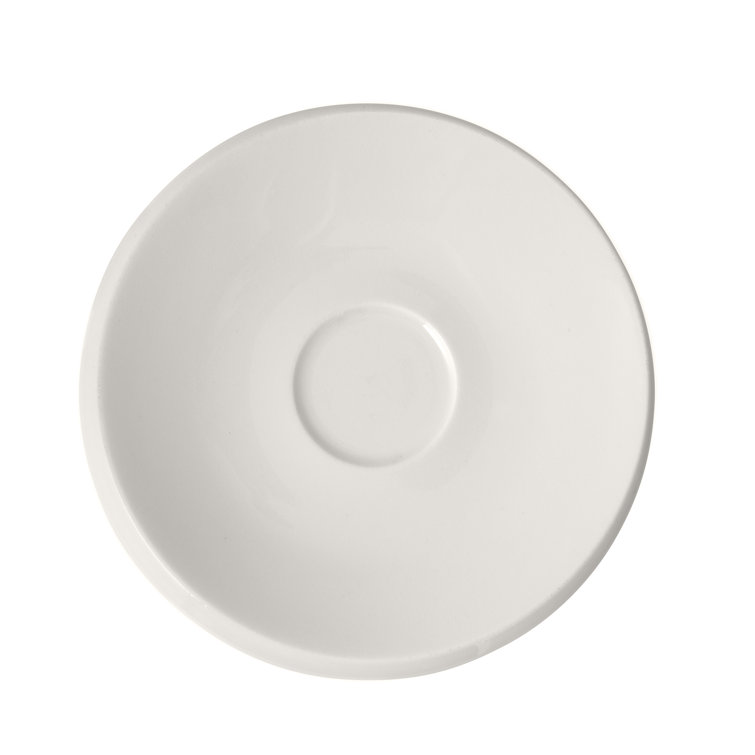 Elegant White Premium Porcelain Espresso Saucer