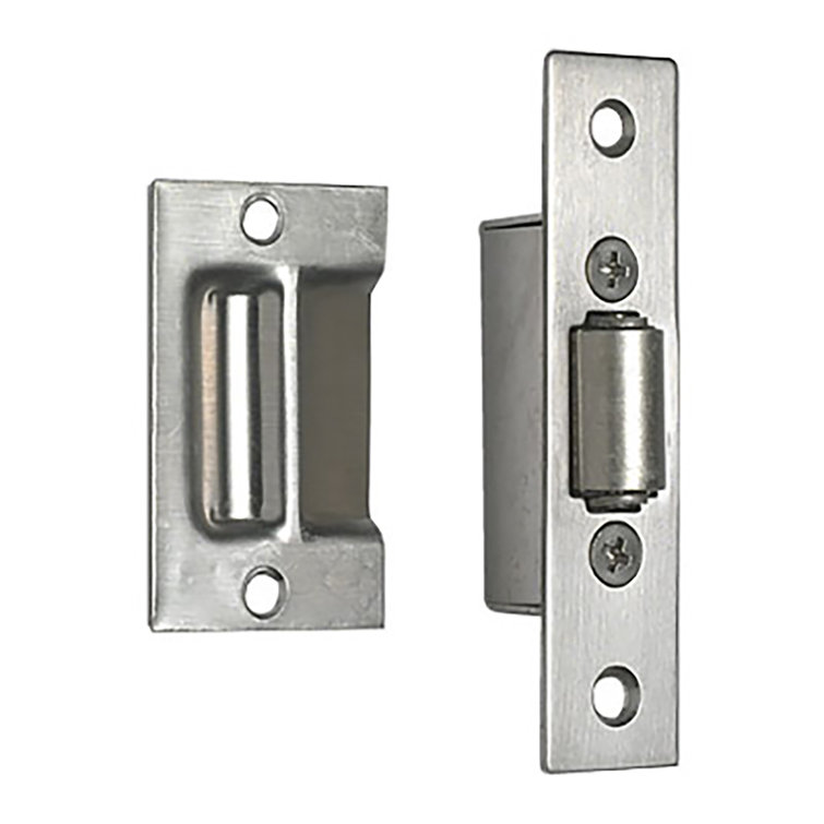 Satin Stainless Steel Roller Catch Back Plate