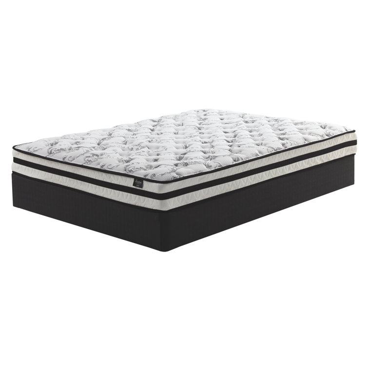 Queen White Innerspring Gel Memory Foam Mattress