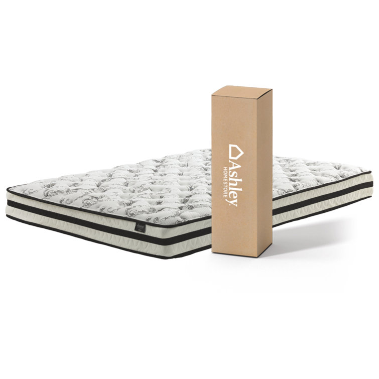 Queen White Innerspring Gel Memory Foam Mattress