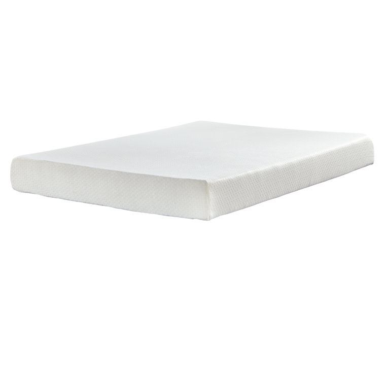 White Twin Medium Firm Memory Foam Mattress