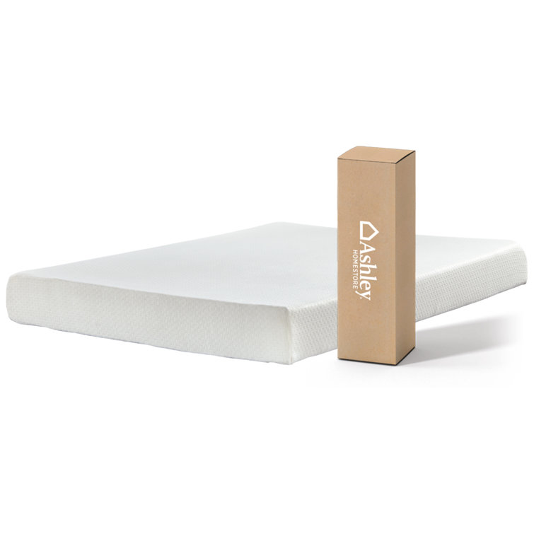 White 8-Inch Medium Firm Memory Foam Queen Mattress