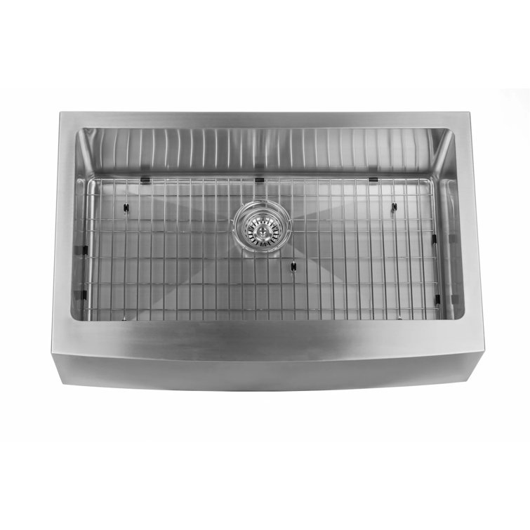 33'' Stainless Steel Farmhouse Single Bowl Kitchen Sink