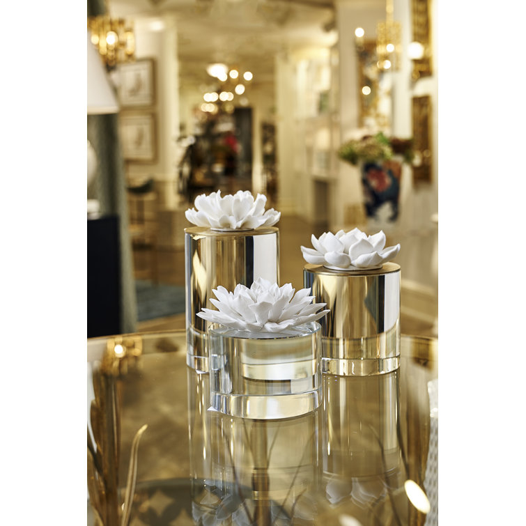 Claire Bell Matte White Porcelain Succulent Sculpture