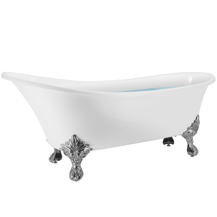 Tubs And Whirlpools 60" x 28" Soaking Fiberglass Bathtub