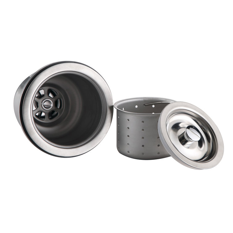 Stainless Steel Modern Kitchen Sink Basket Strainer Set
