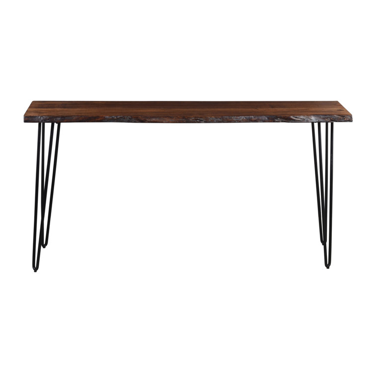 Chestnut Acacia Live Edge 72'' Counter-Height Dining Table