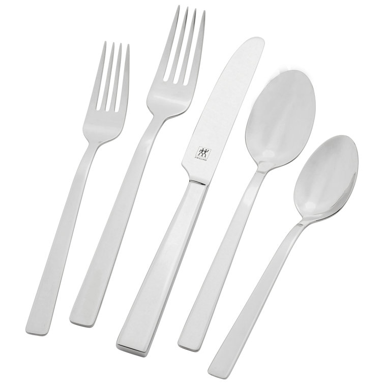 ZWILLING J.A. Henckels ZWILLING KING 45-PC DINNER FLATWARE SET, 18/10 STAINLESS STEEL (POLISHED)