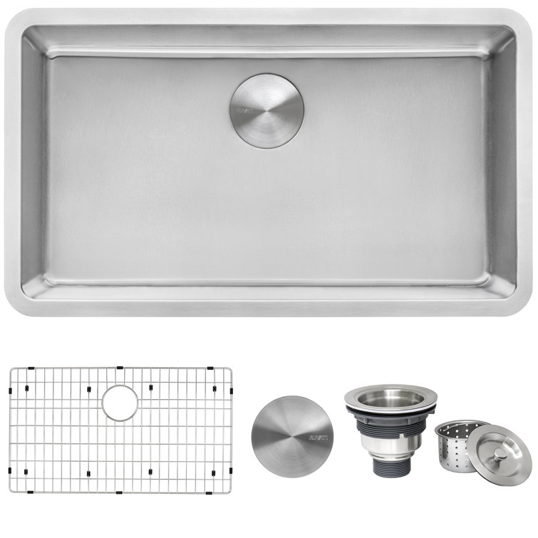 Modena 27-inch Stainless Steel Drop-In Single Bowl Kitchen Sink