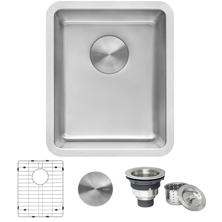 Ruvati 15-inch Stainless Steel Undermount Bar Prep Sink