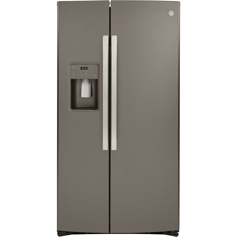 36" Slate Smart Energy Star Side-by-Side Refrigerator