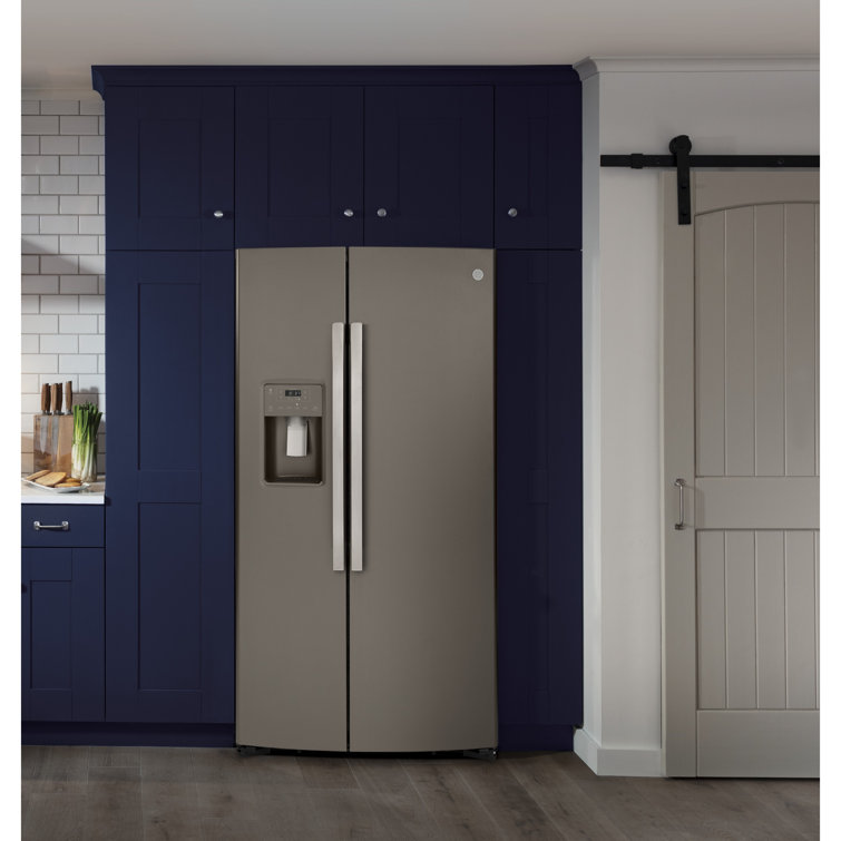 36" Slate Smart Energy Star Side-by-Side Refrigerator