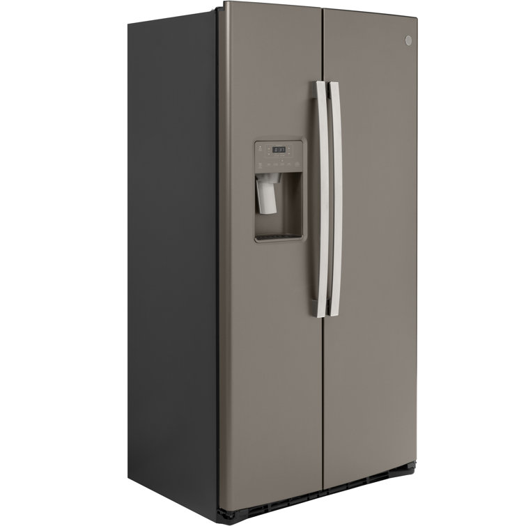 36" Slate Smart Energy Star Side-by-Side Refrigerator