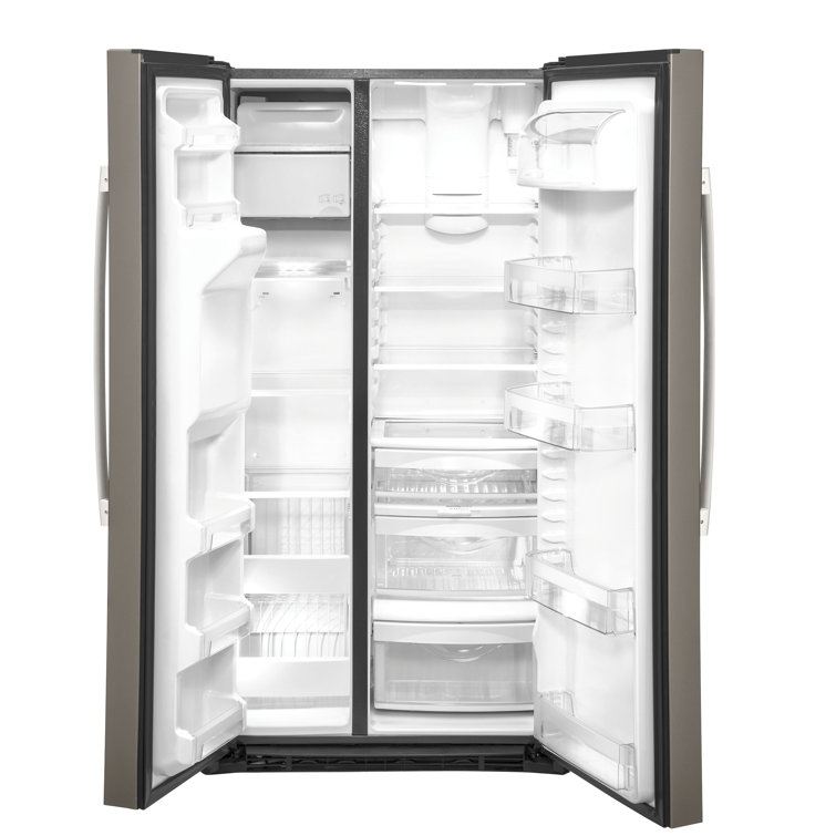 36" Slate Smart Energy Star Side-by-Side Refrigerator