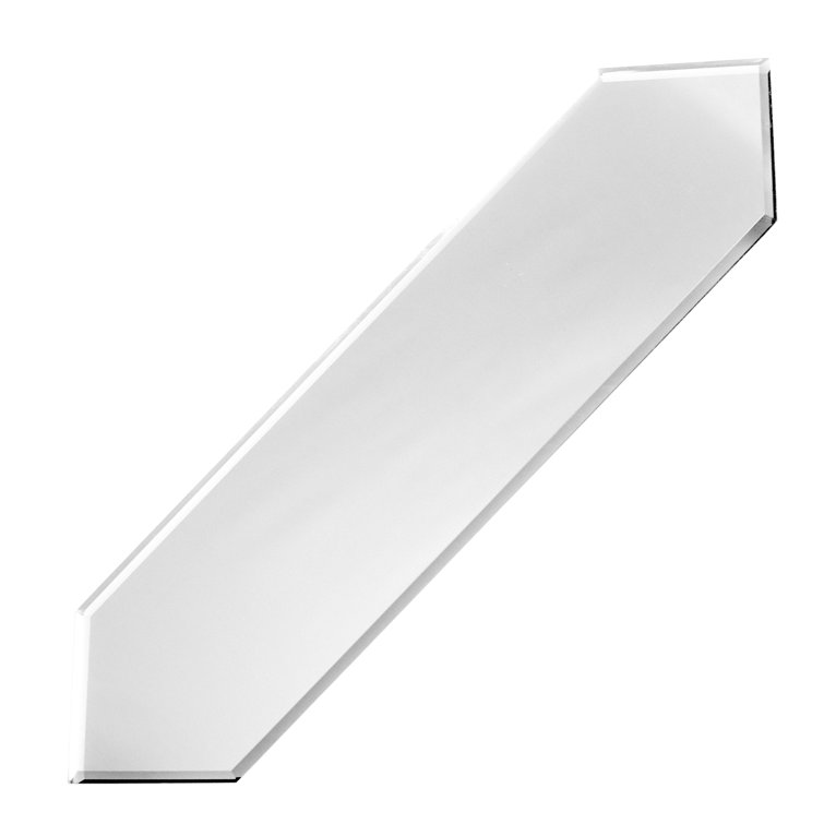 3'' x 12'' Clear Glass Diamond Mosaic Wall Tile