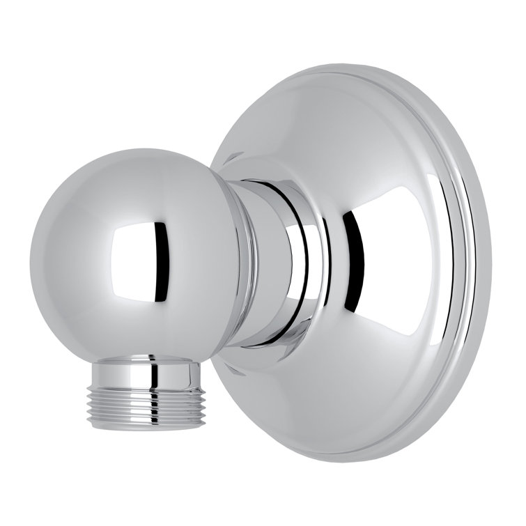 Polished Chrome Traditional Wall Hand Shower Connector