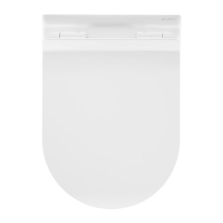 Ivy Glossy White Wall-Hung Elongated Toilet Bowl