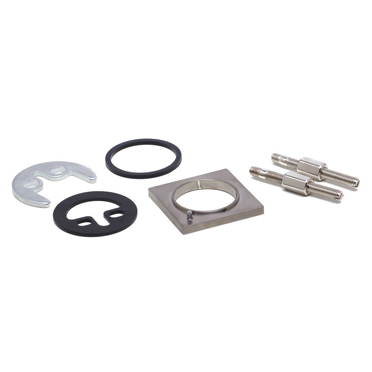 Brushed Nickel Single Lever Bathroom Faucet with Square Design