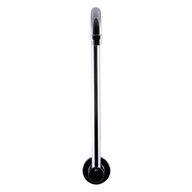 12" Polished Chrome Wall Mounted Shower Arm
