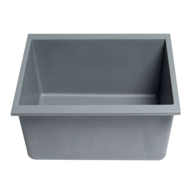 17'' Titanium Gray Granite Composite Undermount Kitchen Sink