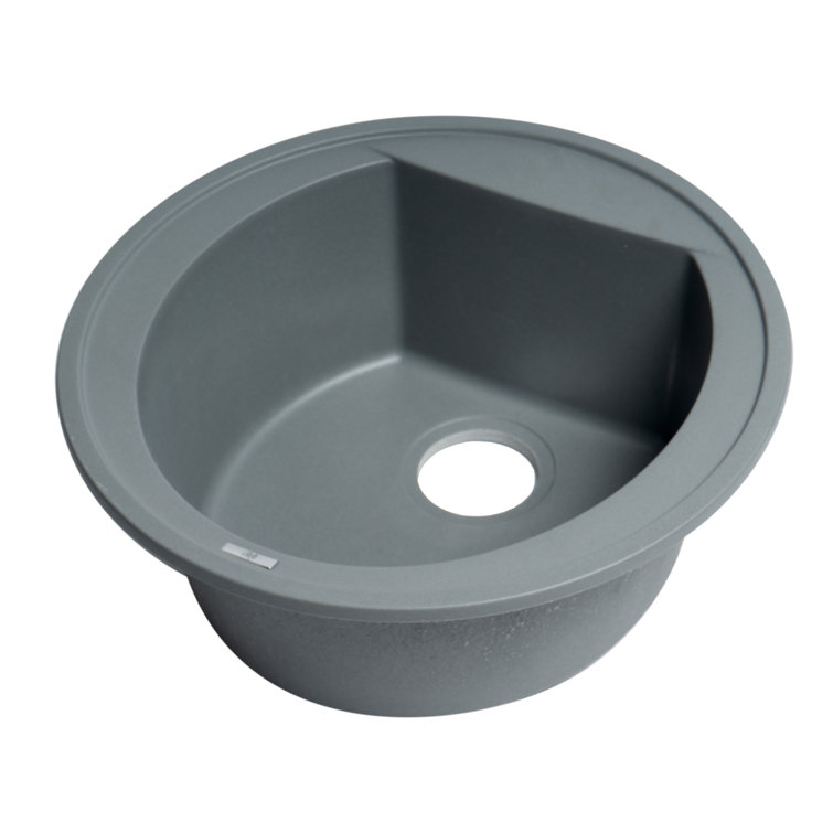 20'' Round Titanium Granite Composite Kitchen Sink