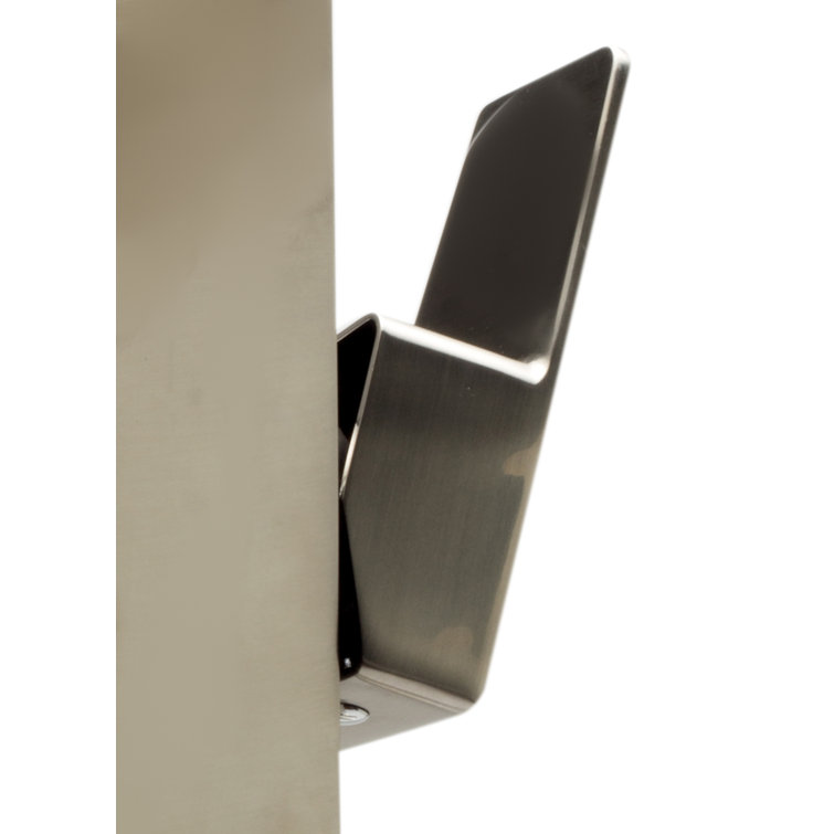 Brushed Nickel Floor Mounted Tub Filler with Handheld Shower