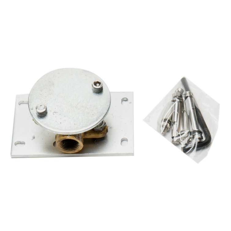 Polished Chrome Freestanding Tub Filler with Hand Shower